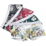 4 Pack Sheer Floral Trunks Modern Undies Mix 26-29in (66-75cm) 4pcs