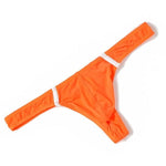 5 Pack Everyday Fashion Thong Modern Undies Orange 26-29in (66-75cm) 5pcs
