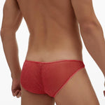 5 Pack Scandalous Bikini Briefs Modern Undies Red 35-38in (90-96cm) 5pcs