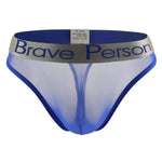 Brave Sheer Thong Modern Undies Blue 34-36in (86-92cm) 