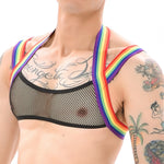 Taboo Mesh Harness Modern Undies ranbow black Up to 46in (118cm) 
