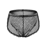 Extreme Fishnet Button Shorts Modern Undies   