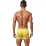 Flashy Mesh Swim Shorts Modern Undies Yellow 26-29in (66-75cm) 