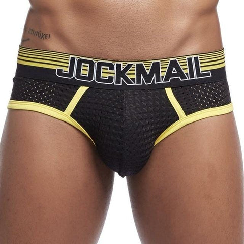 Trimmed Mesh Briefs Modern Undies Yellow 29-31in (73-80cm) 