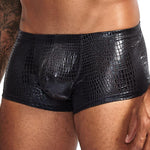 Snakeskin Trunks Modern Undies Black 34-36in (87-94cm) 1pc