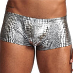 Snakeskin Trunks Modern Undies Silver 29-31in (73-80cm) 1pc