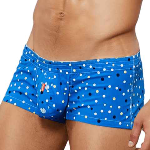 Pouched Designer Lounge Boxers Modern Undies Blue 35-38in (90-96cm) 